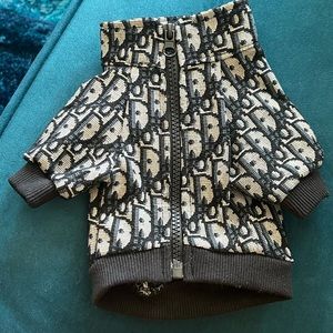 Dior puppy zip up jacket